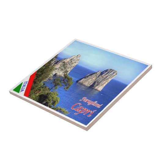 CMP147 CAPRI The Faraglioni，イタリア， タイル (側面)