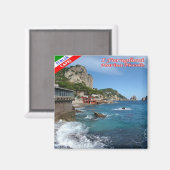 CMP154 CAPRI Marina Piccola - Faraglioni -冷蔵庫 マグネット (正面/裏面)
