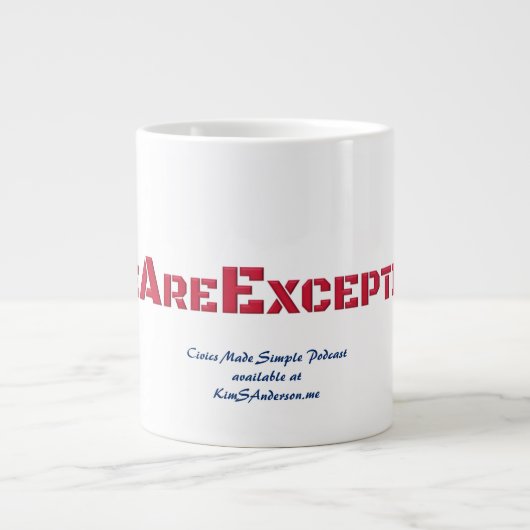 CMSコーヒーマグのジャンボサイズ ジャンボコーヒーマグカップ (正面)