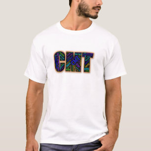 CMTの認識度のTシャツ(単語の雲) Tシャツ