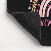 Cmtナースヒョウ印刷ボホレインボーナースズウィーク マウスパッド (コーナー)