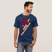 CMUセントラルミシガンユニバーシティボルト Tシャツ (正面フル)