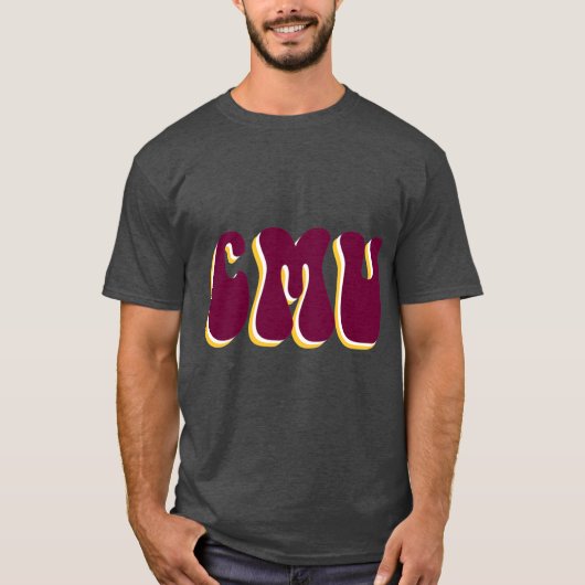 CMUセントラルミシガン大学2 Tシャツ (正面)