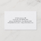 CMYのタイプ執筆機械 名刺 (裏面)