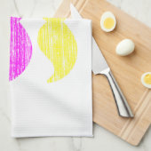 CMYマスタッチ(LetterPressスタイル) キッチンタオル (四つ折り)