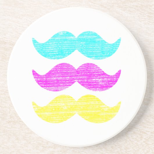 CMYマスタッチ(LetterPressスタイル) コースター (正面)