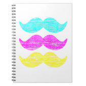 CMYマスタッチ(LetterPressスタイル) ノートブック (正面)