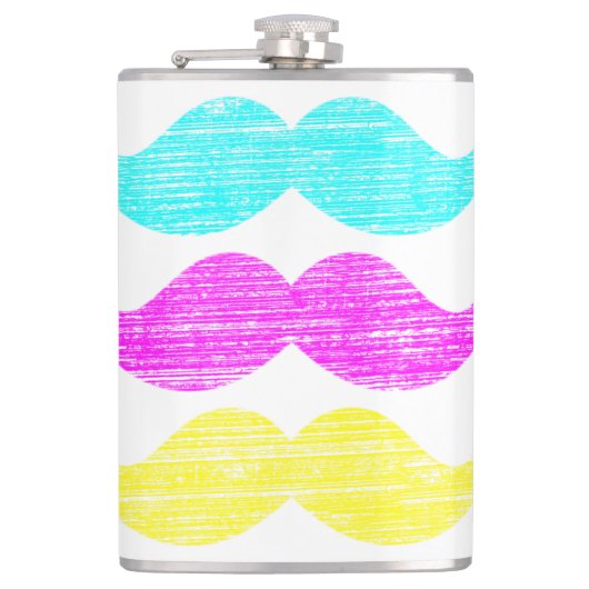 CMYマスタッチ(LetterPressスタイル) フラスク (正面)