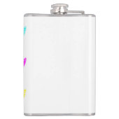 CMYマスタッチ(LetterPressスタイル) フラスク (裏面)