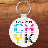 CMYKで夢を見る キーホルダー (正面)
