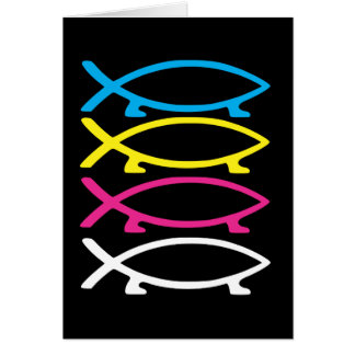 cmykのダーウィンの魚