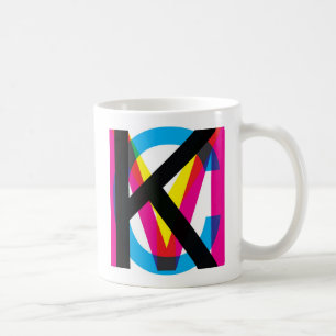 CMYKの山 コーヒーマグカップ