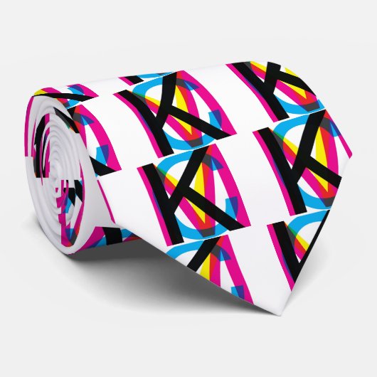 CMYKの山 ネクタイ (ロール)