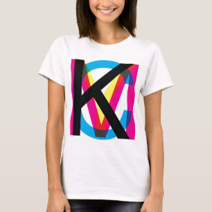 CMYKの山 Tシャツ