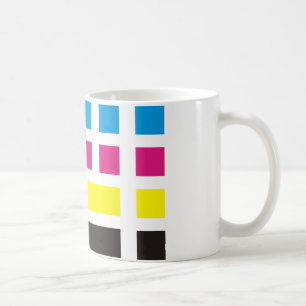 CMYKの旗のマグ コーヒーマグカップ