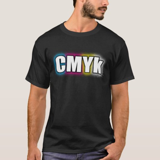 CMYkの暗闇 Tシャツ (正面)