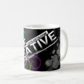 CMYKは創造的です コーヒーマグカップ (正面右)