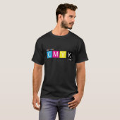 CMYKは色を製版します Tシャツ (正面フル)