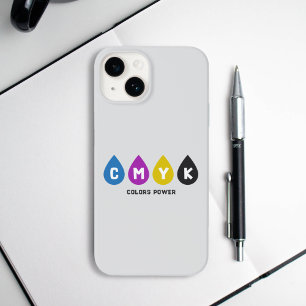 CMYKインクドロップカラフル電話ケース Case-Mate iPhone 14ケース