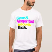 CMYKカラー Tシャツ (正面)