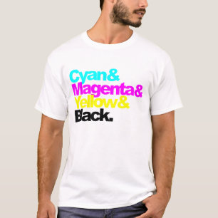 CMYKカラー Tシャツ