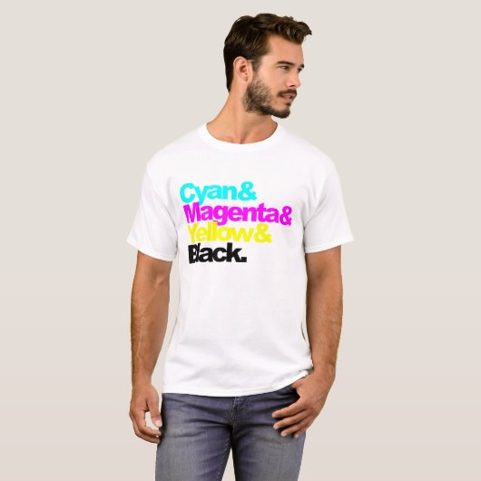 CMYKカラー Tシャツ (正面フル)