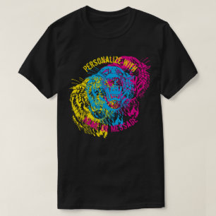 CMYKタイガーレトロ Tシャツ