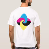 CMYKバタフライ Tシャツ (裏面)