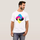 CMYKバタフライ Tシャツ (正面フル)