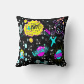 CMYKヒップスター漫画ブックの式 クッション (裏面)