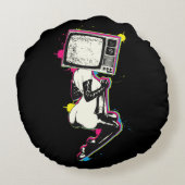 Cmykピン ラウンドクッション (裏面)