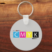 CMYKプリプレスカラー キーホルダー (正面)