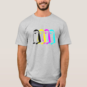 CMYKペンギン Tシャツ