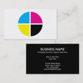 cmyk円 名刺 (正面/裏面)