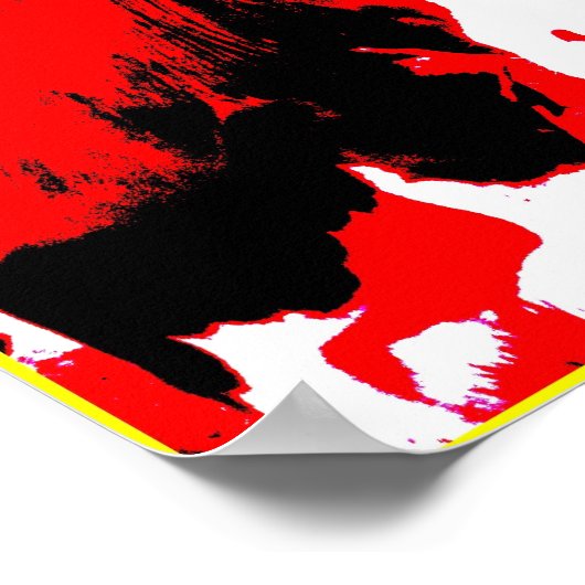 CMYK牛 ポスター (角)