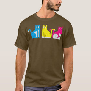 CMYK猫1 Tシャツ