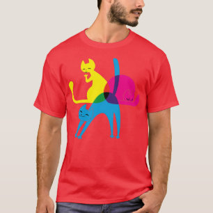 CMYK猫 Tシャツ