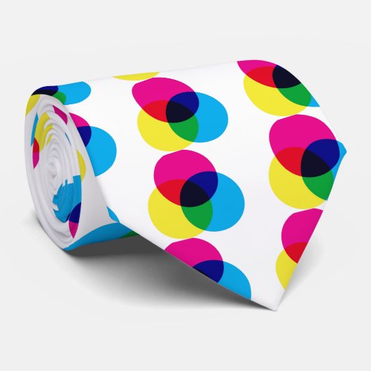 CMYK色モデル ネクタイ (ロール)