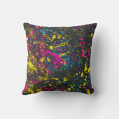 CMYK色彩の鮮やかでの クッション (裏面)