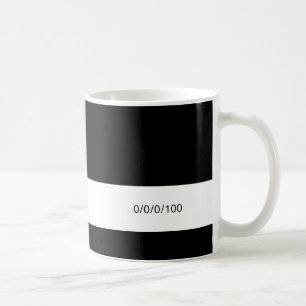 CMYK黒 コーヒーマグカップ