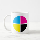 cmyk コーヒーマグカップ (左)