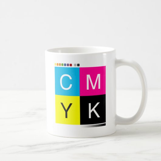 CMYK コーヒーマグカップ (右)