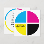 CMYK 招待状 (正面/裏面)
