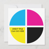 CMYK 招待状 (正面)