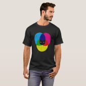 CMYK 猫 デザイナー Tシャツ (正面フル)