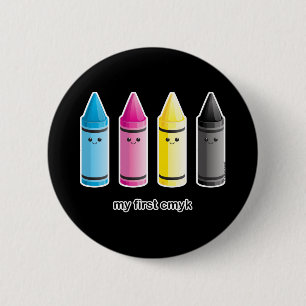 CMYK 缶バッジ