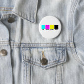CMYK 4の色刷モデル 缶バッジ (インサイチュ)