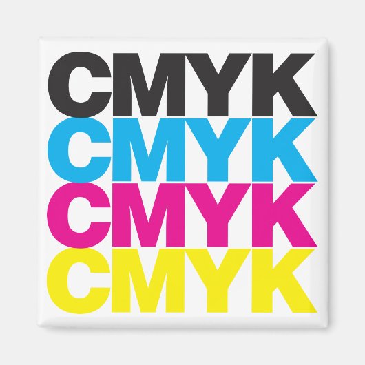 CMYK CMYK マグネット (正面)
