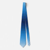 CMYK Gradience青緑色の1 ネクタイ (正面)