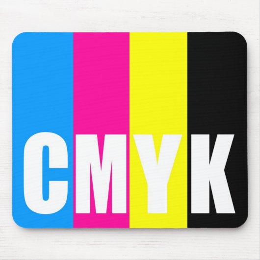 CMYK - mousepad マウスパッド (正面)